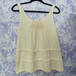 Loft Crochet Neck Tank